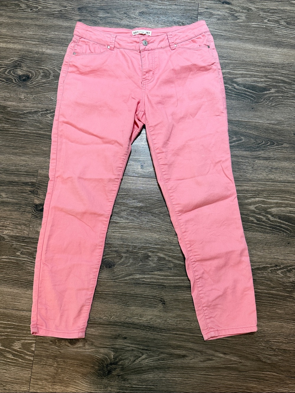 Artisan Pink Cropped Slim Jeans